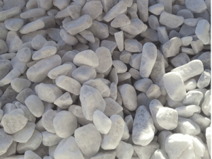 graviers blancs carrara